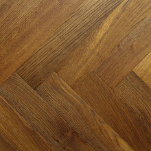 Congaree Smoked Oak Block Brushed UV Oil Engineered Wood Flooring - 0.648m2 Pack Size | Parquet Range