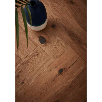 Atkinson & Kirby Grizedale Oak Brushed Natural Oil Engineered Wood Flooring - 0.65m2 Pack Size | Parquet Range