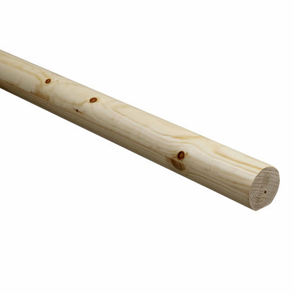 Richard Burbidge Fusion Pine Round Baserail Pre Finished