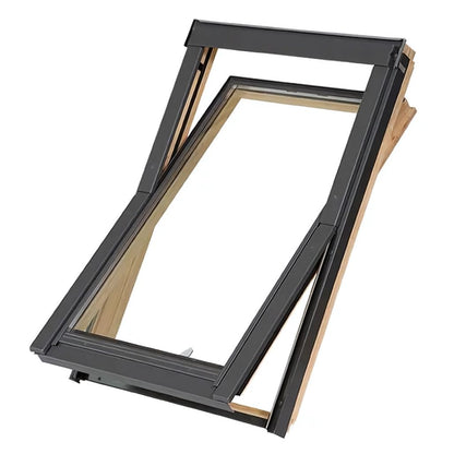 RoofLITE+ DPY B900 Centre Pivot Manual Pine Roof Window