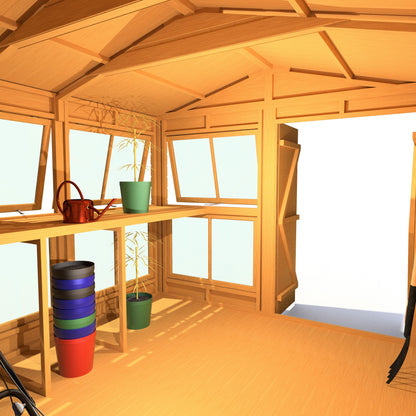 Shire 8 x 10ft Sun Hut Potting Shed