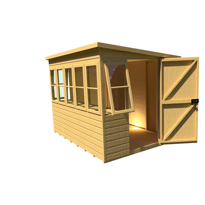 Shire Sun 8 x 6ft Pent Potting Shed