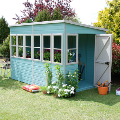 Shire Sun 10 x 6ft Pent Potting Shed