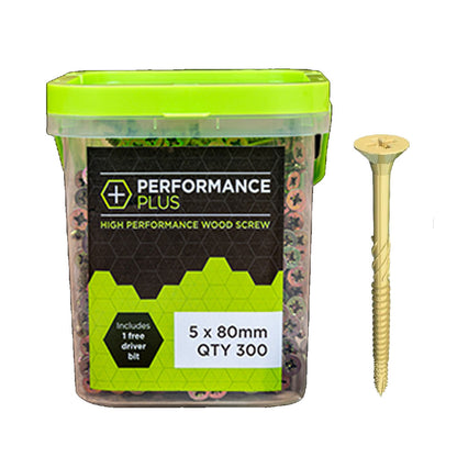 Samac Fixings Performance Plus Wood Screws Tub