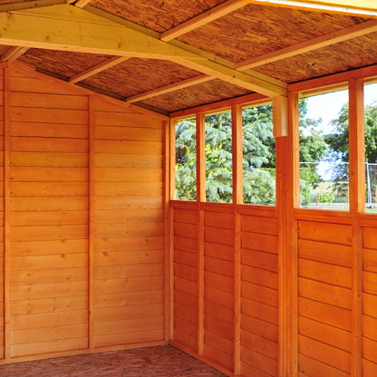 Shire Overlap 12x8ft Value Double Door Wooden Shed