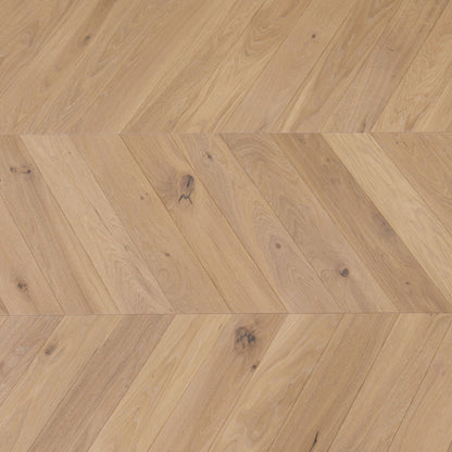 Somersby Oak Chevron Brushed Fusion Hybrid Engineered Wood Flooring - 1.568m2 Pack Size | Parquet Range