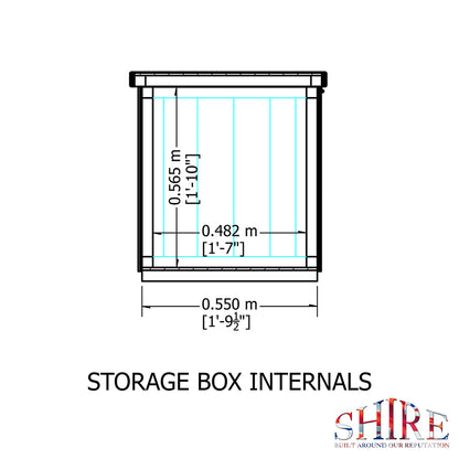 Shire Storage Box 4x2ft T&G
