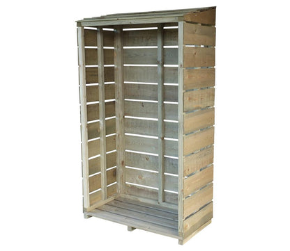 Shire 2.1 x 5.1ft Tall Sawn Wall Log Store