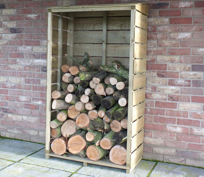 Shire 2.1 x 5.1ft Tall Sawn Wall Log Store