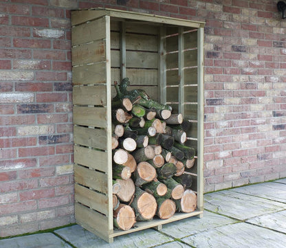 Shire 2.1 x 5.1ft Tall Sawn Wall Log Store