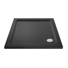 Nui Square Trays Square Shower Tray 1000 X 1000mm Contemporary Grey Slate Acrylic Capped ABS Caco3 And Pu