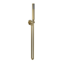 Nui Hand Held Shower Kits Outlet Elbow, Parking Bracket, Flex And Handset Contemporary Brushed Brass Brass ABS 1265x30x55mm