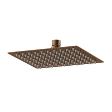 Nui Square Fixed Head 200mm Diameter Contemporary Brushed Bronze Stainless Steel 50x200x200mm