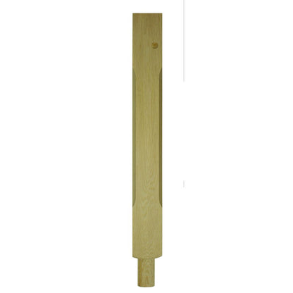 Richard Burbidge Oak Stop Chamfer Half Newel 725x90mm