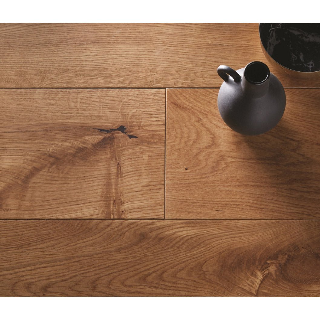 Almond Oak Smooth Lacquer Engineered Wood Flooring - 1.81m2 Pack Size | Classic Range - JJ Building Materials