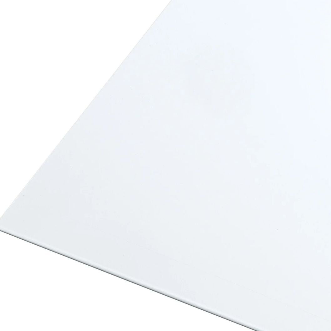 Aluminium White Powder Coated Full Sheet 250mm x 500mm x 1.5mm - JJ Building Materials