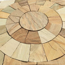 Ancient Mint Indian 22mm Sandstone Circle Kit - Riven - Diameter - JJ Building Materials