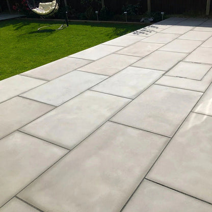 Aravalli Grey Indian 20mm Sandstone Paving Slabs - Sawn & Honed - JJ Building Materials