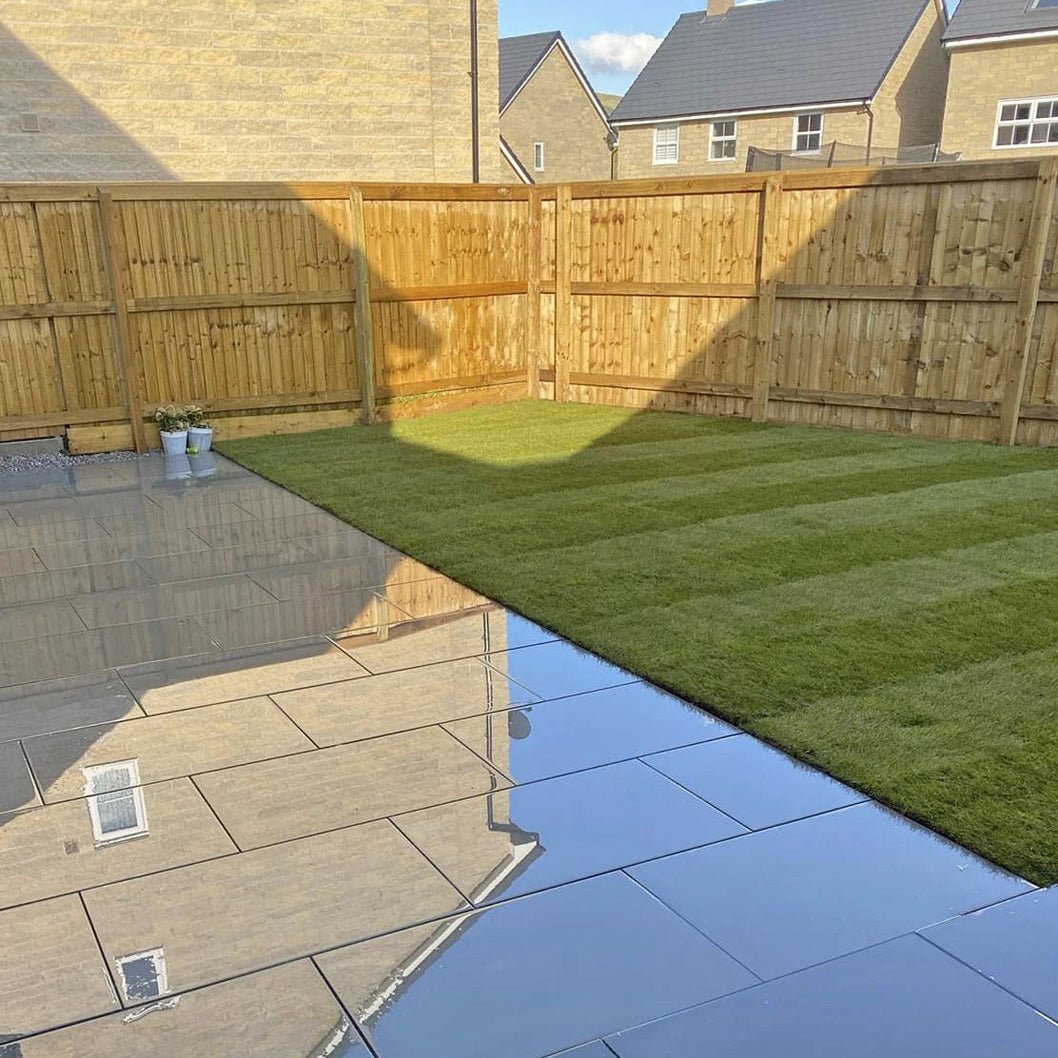 Aravalli Grey Indian 20mm Sandstone Paving Slabs - Sawn & Honed - JJ Building Materials