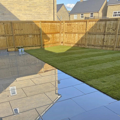 Aravalli Grey Indian 20mm Sandstone Paving Slabs - Sawn & Honed - JJ Building Materials