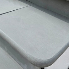 Aravalli Grey Indian Sandstone - Bullnose Step Corners - Sawn & Honed - 400x400mm - 40mm