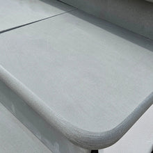 Aravalli Grey Indian Sandstone - Bullnose Step Corners - Sawn & Honed - 400x400mm - 40mm - JJ Building Materials
