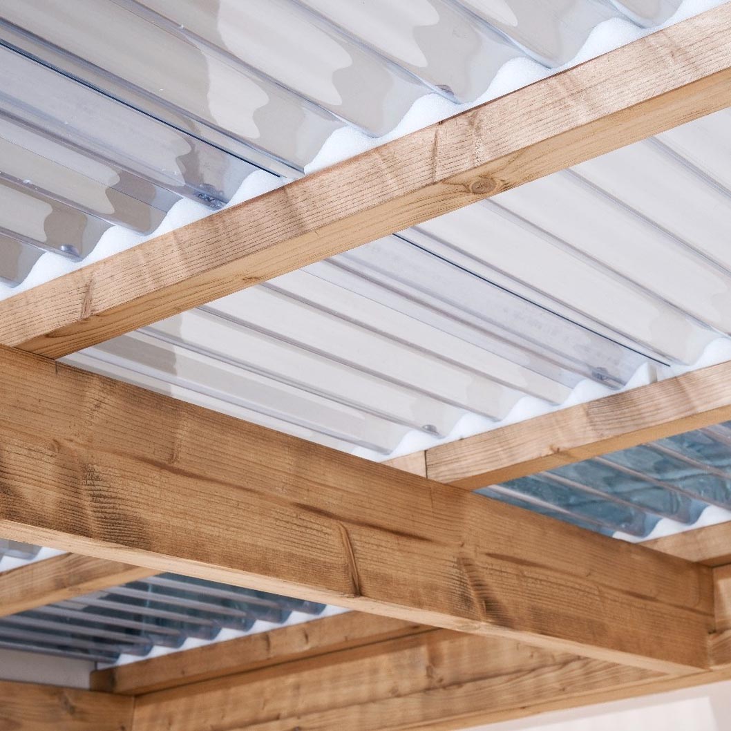 Ariel Plastics 1.3mm 6"ASB Vistalux Superweight Roof Sheet - JJ Building Materials