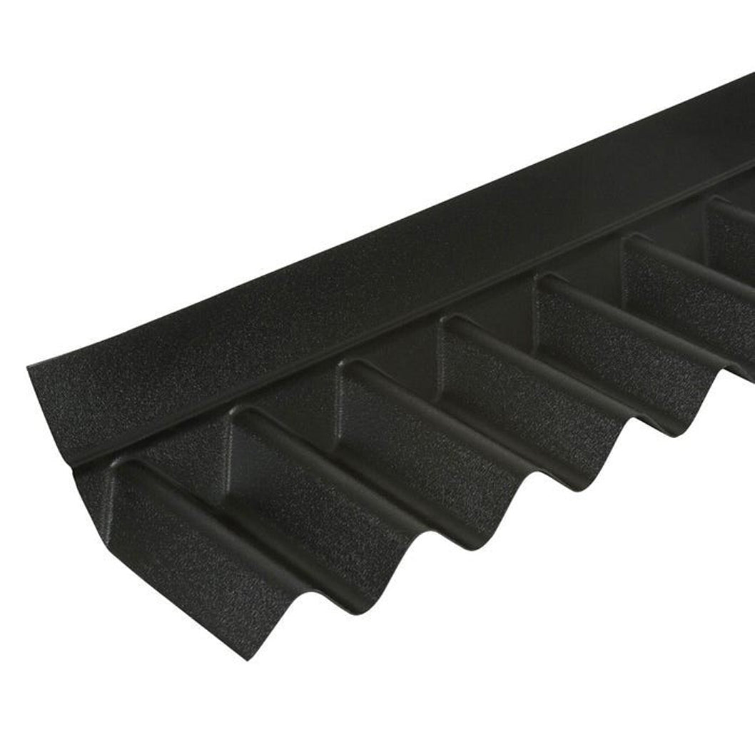Ariel Plastics Black Onduline & Coroline Apron Flashing 930mm - JJ Building Materials
