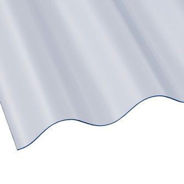 Ariel Plastics Profile 3 Clear Vistalux Lightweight PVC Corrugated Roof Sheet - JJ Building Materials