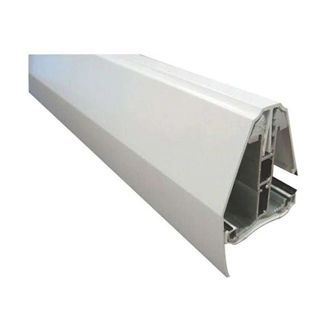 Ariel Plastics White End Bar - JJ Building Materials
