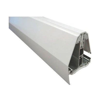 Ariel Plastics White End Bar - JJ Building Materials