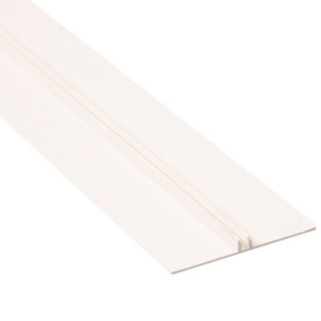 Ariel Plastics White H' Section Division Bar - 3000mm - JJ Building Materials
