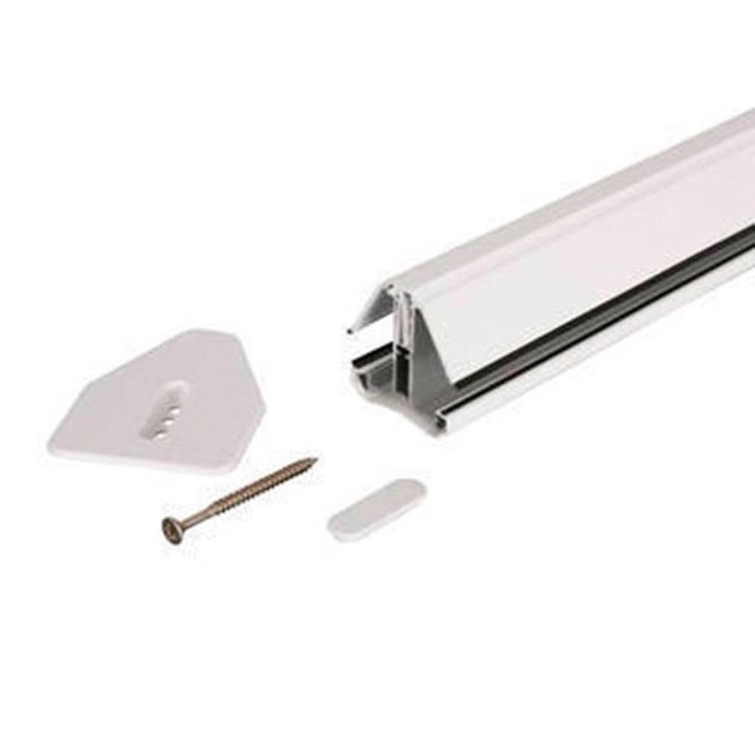 Ariel Plastics White Intermediate Bar - JJ Building Materials
