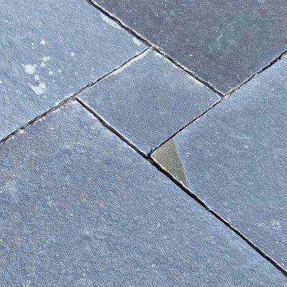 Ash Grey 22mm Limestone Paving Slabs - Sawn Edges - Patio Kit - JJ Building Materials