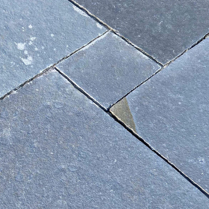 Ash Grey 22mm Limestone Paving Slabs - Sawn Edges - 600×900mm