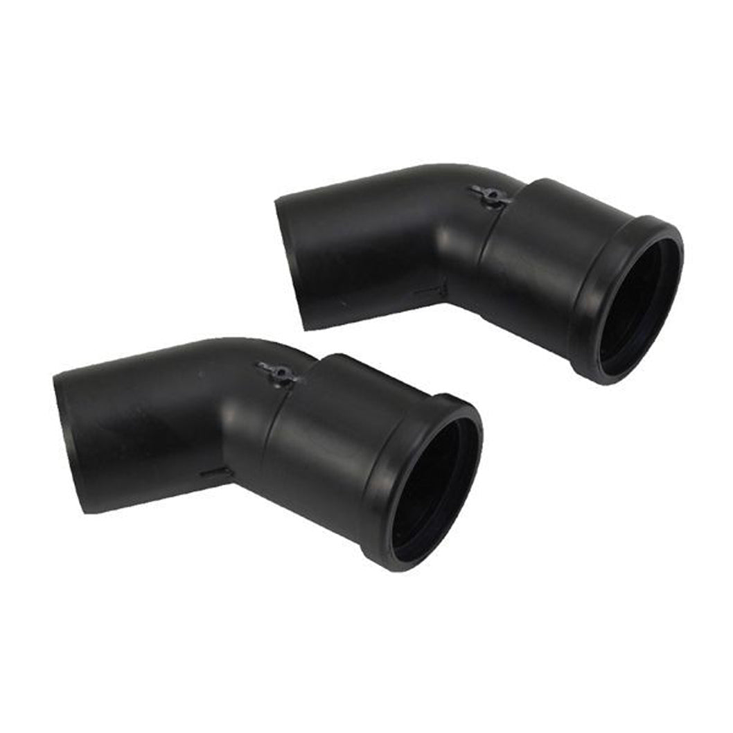 Baxi Multifit 135 Degree Plume Bend 60/100mm Black - JJ Building Materials