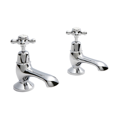 Hudson Reed Topaz Bath Taps Trad Chrome Brass 137x66x119mm - BC302DX