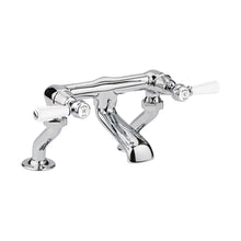 Hudson Reed Topaz Deck Mounted Bath Filler Trad Chrome Brass 175x338x217mm - BC303DL