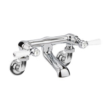 Hudson Reed Topaz Wall Mounted Bath Filler Trad Chrome Brass 142x338x197mm - BC303DLWM