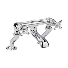 Hudson Reed Topaz Deck Mounted Bath Filler Trad Chrome Brass 187x262x217mm - BC303DX