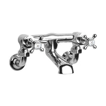 Hudson Reed Topaz Wall Mounted Bath Filler Trad Chrome Brass 142x262x197mm - BC303HXWM