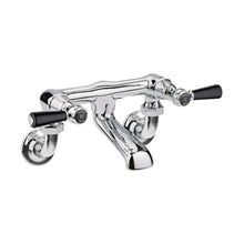 Hudson Reed Topaz Wall Mounted Bath Filler Trad Chrome Brass 142x338x197mm - BC403DLWM