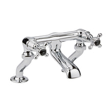 Hudson Reed Topaz Deck Mounted Bath Filler Trad Chrome Brass 187x262x217mm - BC403DX