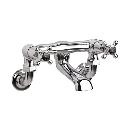 Hudson Reed Topaz Wall Mounted Bath Filler Trad Chrome Brass 142x262x197mm - BC403DXWM