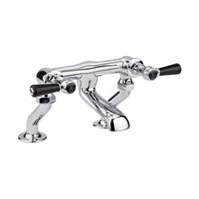Hudson Reed Topaz Deck Mounted Bath Filler Trad Chrome Brass 175x338x217mm - BC403HL