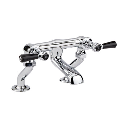 Hudson Reed Topaz Deck Mounted Bath Filler Trad Chrome Brass 175x338x217mm - BC403HL