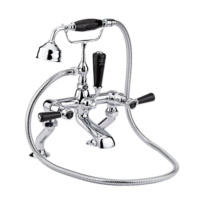 Hudson Reed Topaz Bath Shower Mixer Trad Chrome Brass 320x350x155mm - BC404DL