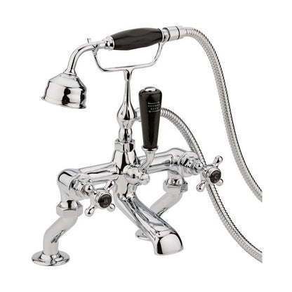 Hudson Reed Topaz Bath Shower Mixer Trad Chrome Brass 320x350x155mm - BC404HX