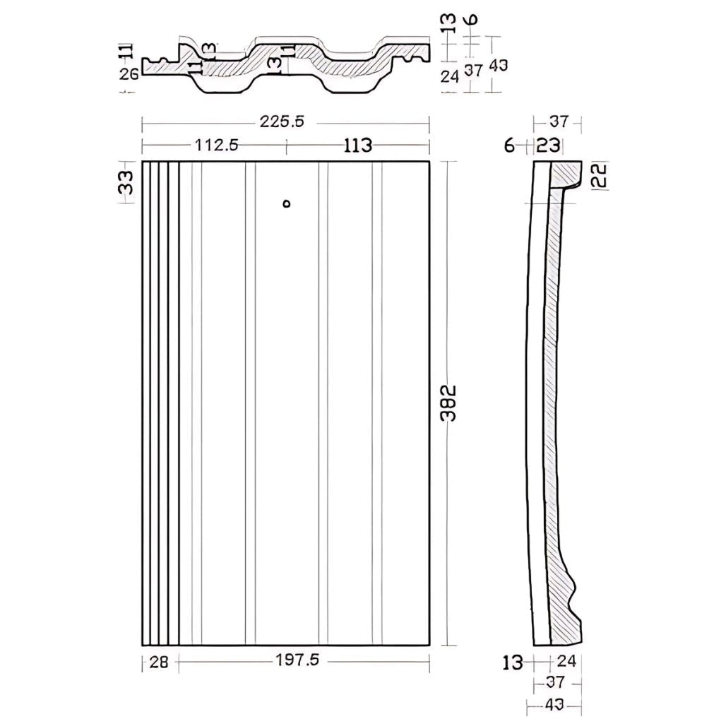 BMI Redland 49 Concrete Roof Tile - JJ Building Materials