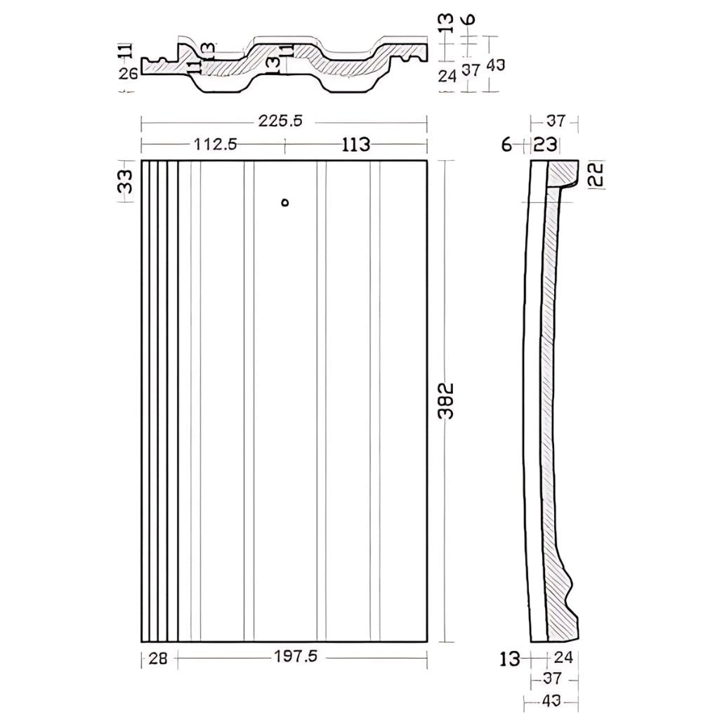 BMI Redland 49 Concrete Roof Tile - JJ Building Materials